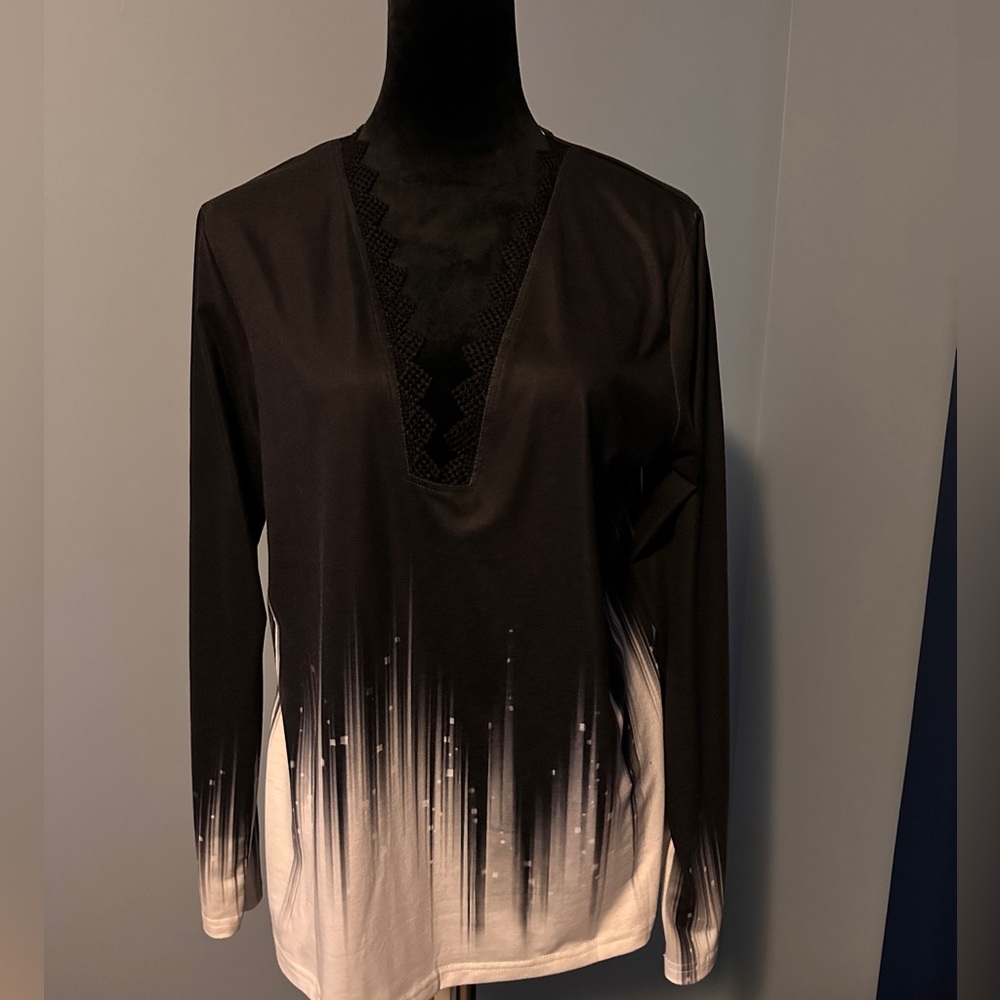 Low Cut Woman’s Dress Shirt